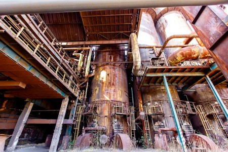 Vítkovické železiarne - history industrial, Ostrava