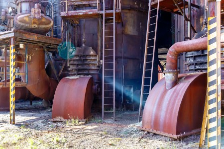 Vítkovické železiarne - history industrial, Ostrava