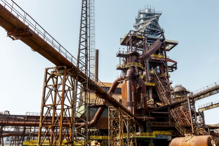 Vítkovické železiarne - history industrial, Ostrava