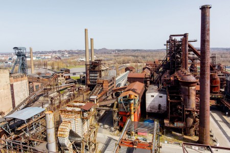 Vítkovické železiarne - history industrial, Ostrava